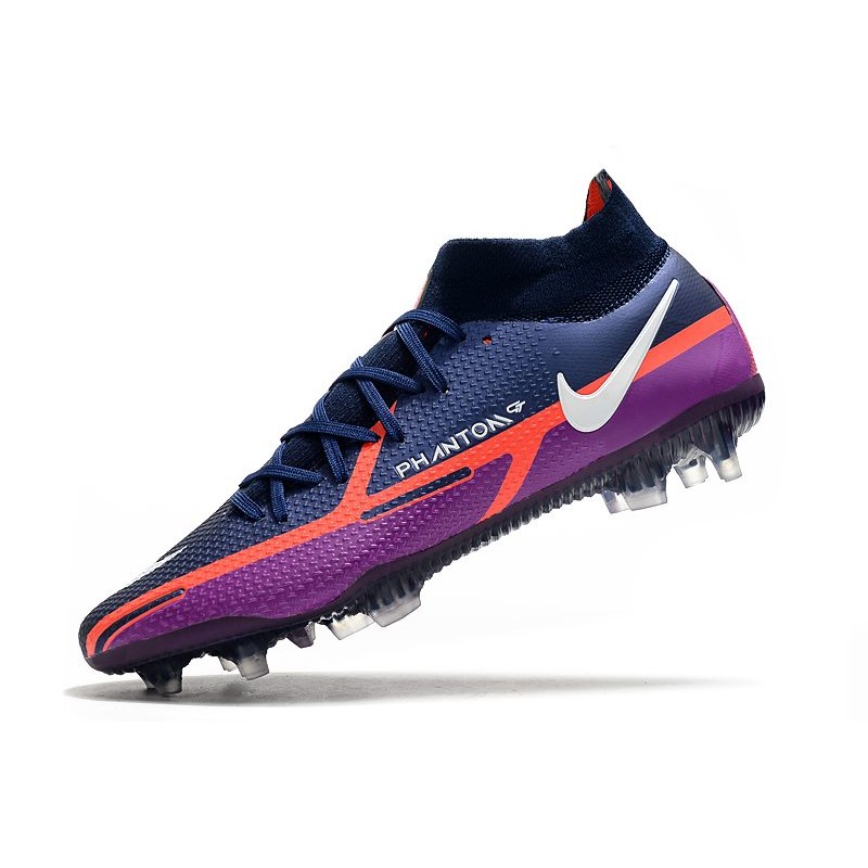 Nike Phantom GT Elite Dynamic Fit FG UV Navy Modrý Bílý Lilac